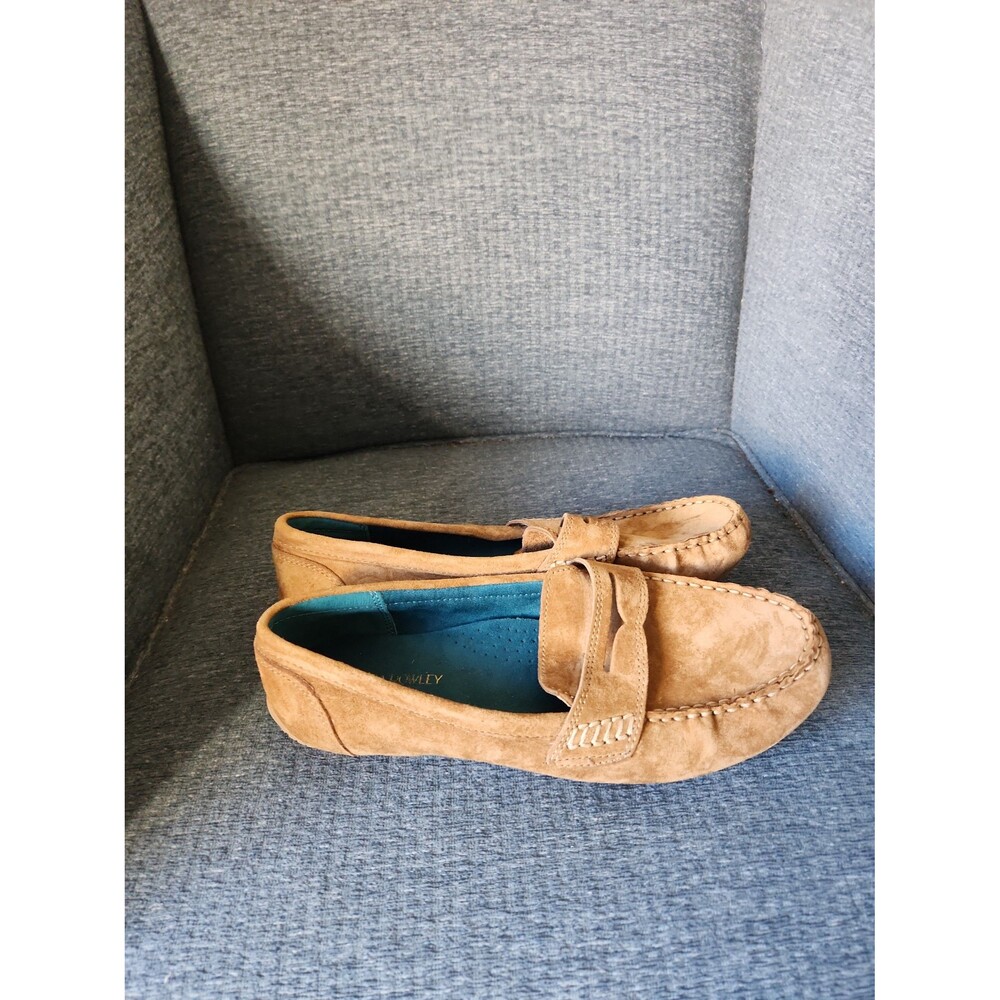 Cynthia Rowley New York Brown Suede Slip-on Loafers Size 10